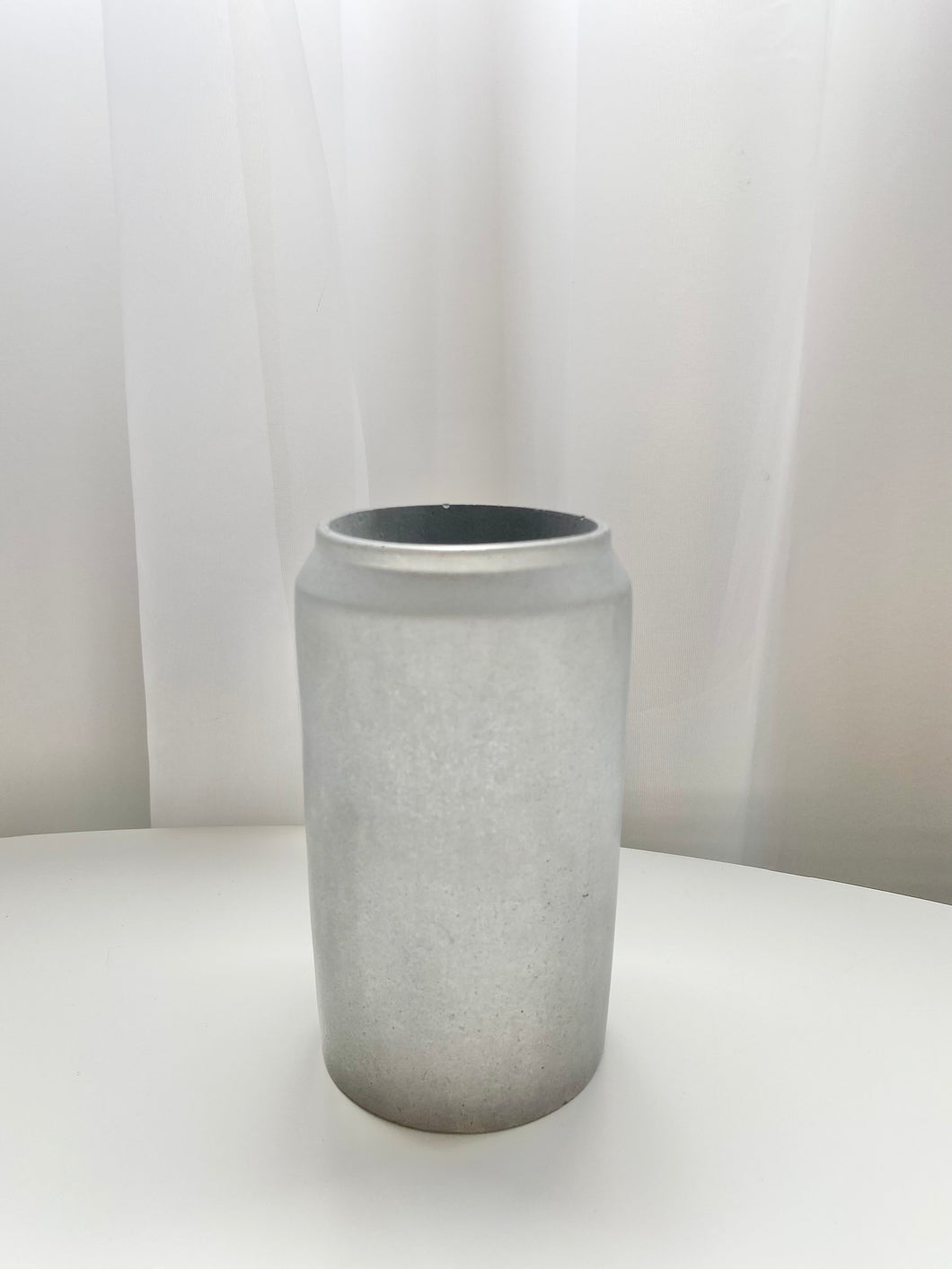 Concrete vase- light grey
